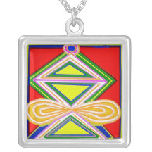 HAALU : KARUNA  Reiki Healing Symbol Personalized Necklace