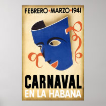 Habana Carnaval Havana Carnival 1941 Print
