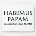 Habemus Papam mousepads