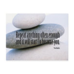 Habits Motivational Postcard