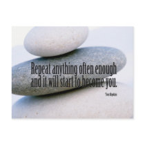 Habits Motivational Postcard