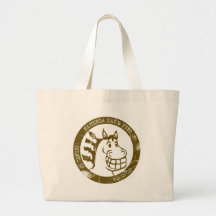 Hacienda Hay & Feed Brown Faded logo Bag