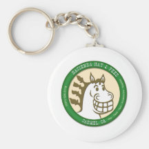 Hacienda Hay & Feed Logo Key Chain