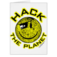 Hack the Planet Card