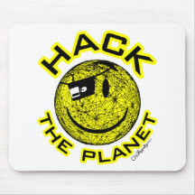 Hack the Planet Mouse Pads