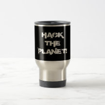 Hack the Planet mug