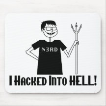 Hacked Into Hell Mouse Pad
