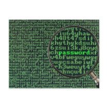 Hacking for password postcards