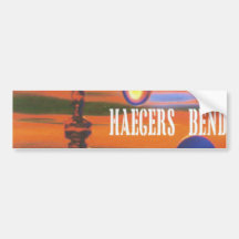 Haegers Bend Sticker Bumper Stickers