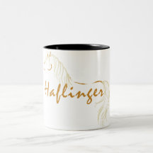 Haflinger Horse Coffee Mugs