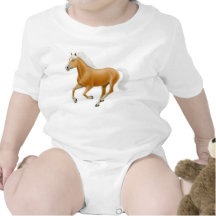 Haflinger Palomino Pony Infant One Piece Creeper