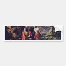 Hagar'S Farewell By Lastman Pieter Pietersz. Bumper Sticker