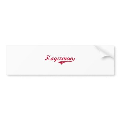 Hagerman New Mexico Classic Design Bumper Stickers by cityshirt