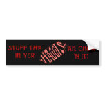 Haggis Funny Bumpersticker
