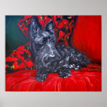 Haggis the Scottish Terrier Poster