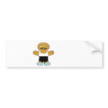 haha ginger bread man bumper stickers