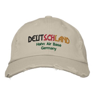 Hahn AB Deutchland Embroidered Hat by hahnhawkshop