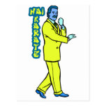 Hai Karate Pimp Gentleman Suave Cartoon Post Cards