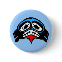 Haida Art Pinback Button