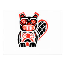 HAIDA BEAVER POST CARDS