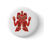 Haida Blanket Design Pinback Buttons