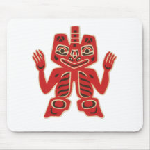 Haida Blanket Design Mouse Pads