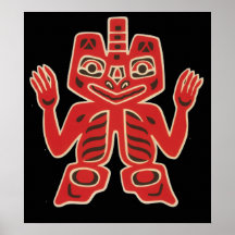 Haida Blanket Design Poster