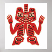 Haida Blanket Design, Poster