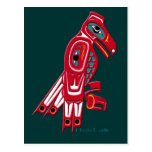 Haida Eagle Native American Wildlife Design Post Card