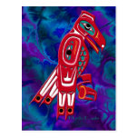 Haida Eagle Native American Wildlife Design Post Cards
