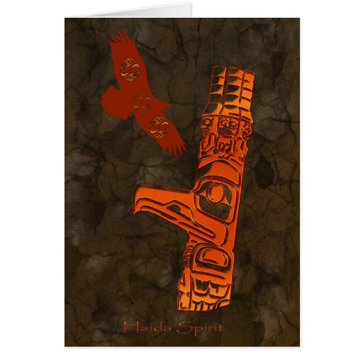 Haida Eagle & Totem Pole Art Series Cards