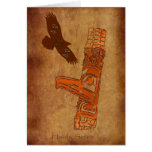 Haida Eagle & Totem Pole Art Series Greeting Cards