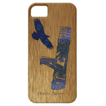 Haida Eagle & Totem Pole Native Art iPhone 5 Covers