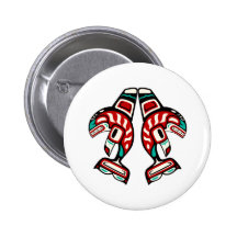 Haida Indian Killer Whale Pin