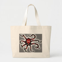 Haida Octopi Canvas Bags