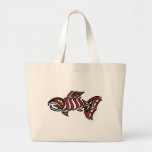 Haida salmon canvas bag