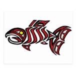 Haida salmon post card