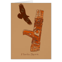 HAIDA SPIRIT Gift Collection Greeting Card