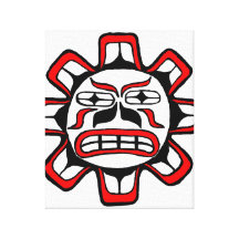 Haida Sun Gallery Wrap Canvas