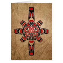 Haida Sun Mask Cards