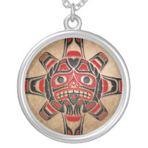 Haida Sun Mask Pendant