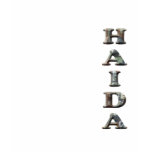 Haida TOTEM TEXT Cool Native American Shirt
