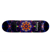 Haight Ashbury Psychedelic  Hippie Fashion Art Skate Deck