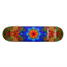 Haight Ashbury Psychedelic  Hippie Fashion Art Skateboard Decks