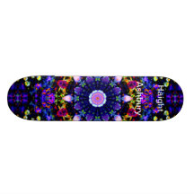 Haight Ashbury Psychedelic  Hippie Fashion Art Skateboard