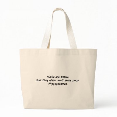 Haiku Are Simple Tote Bags by TshirtTrauma