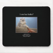 haiku cat 14 mousepad