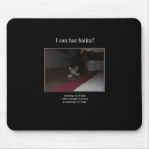 haiku cat 1 mousepad