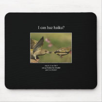 haiku cat 21 mousepad