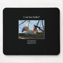 haiku cat 27 mousepad